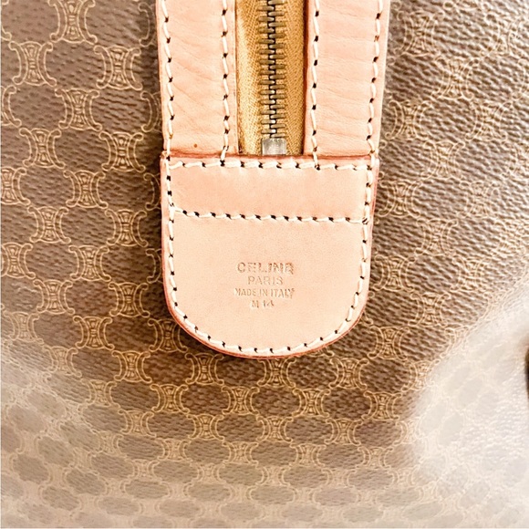 Celine Vintage Macadam Coated Canvas Travel Bag - Picture 3 of 7